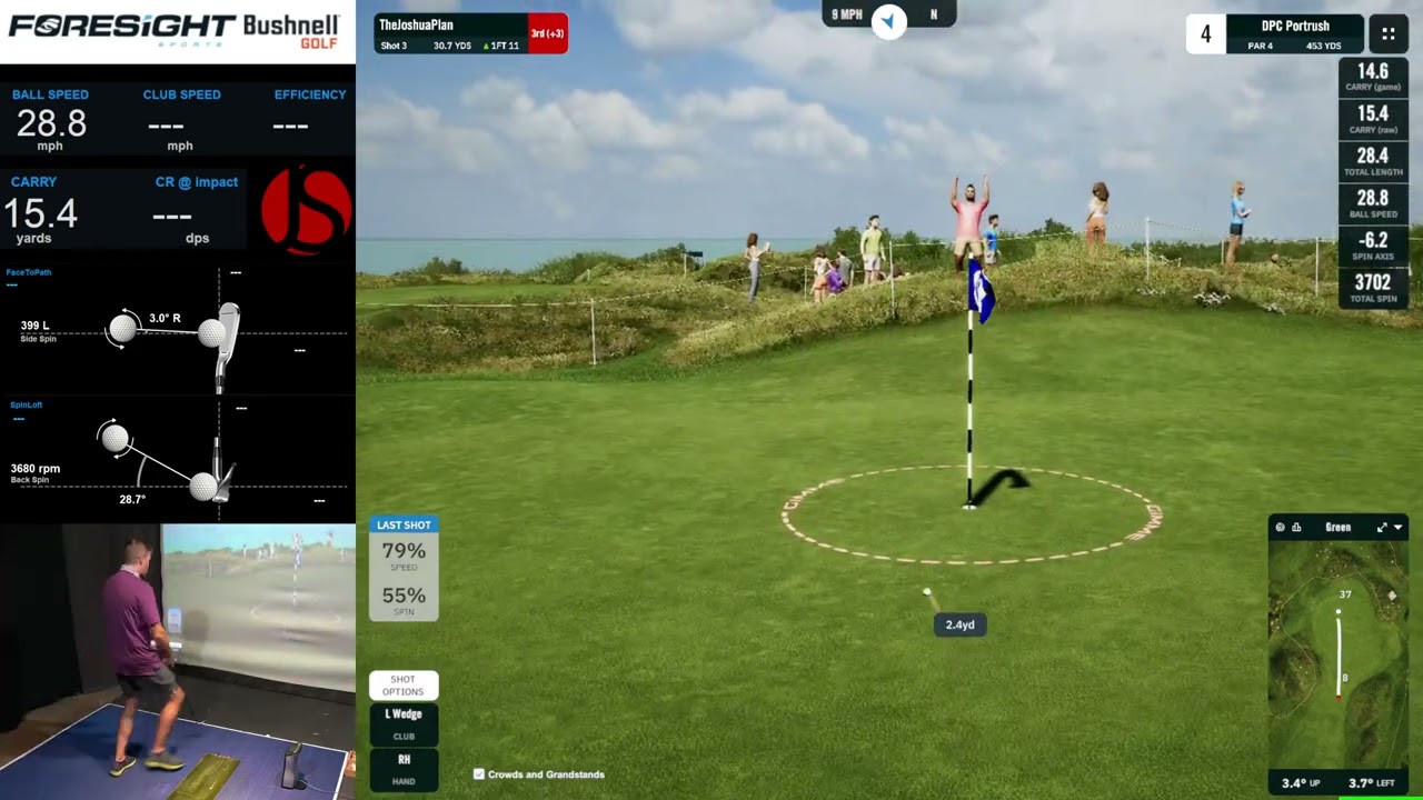 2025 Open Championship Round 1 on Simulated Golf Pro Tour