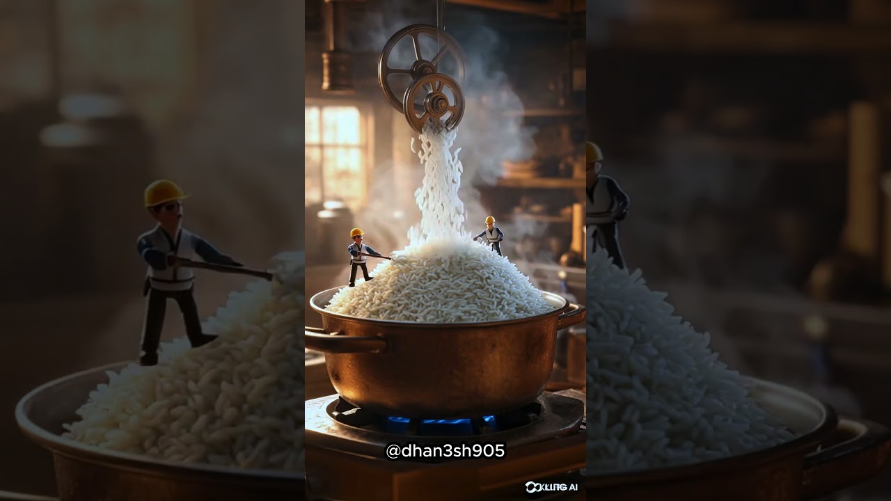 Unbelievable Miniature Dal Rice | Tiny Kitchen Magic #shorts #miniaturecooking