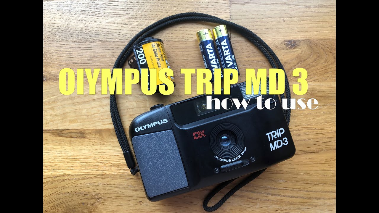 Olympus TRIP MD 3 how to use film camera