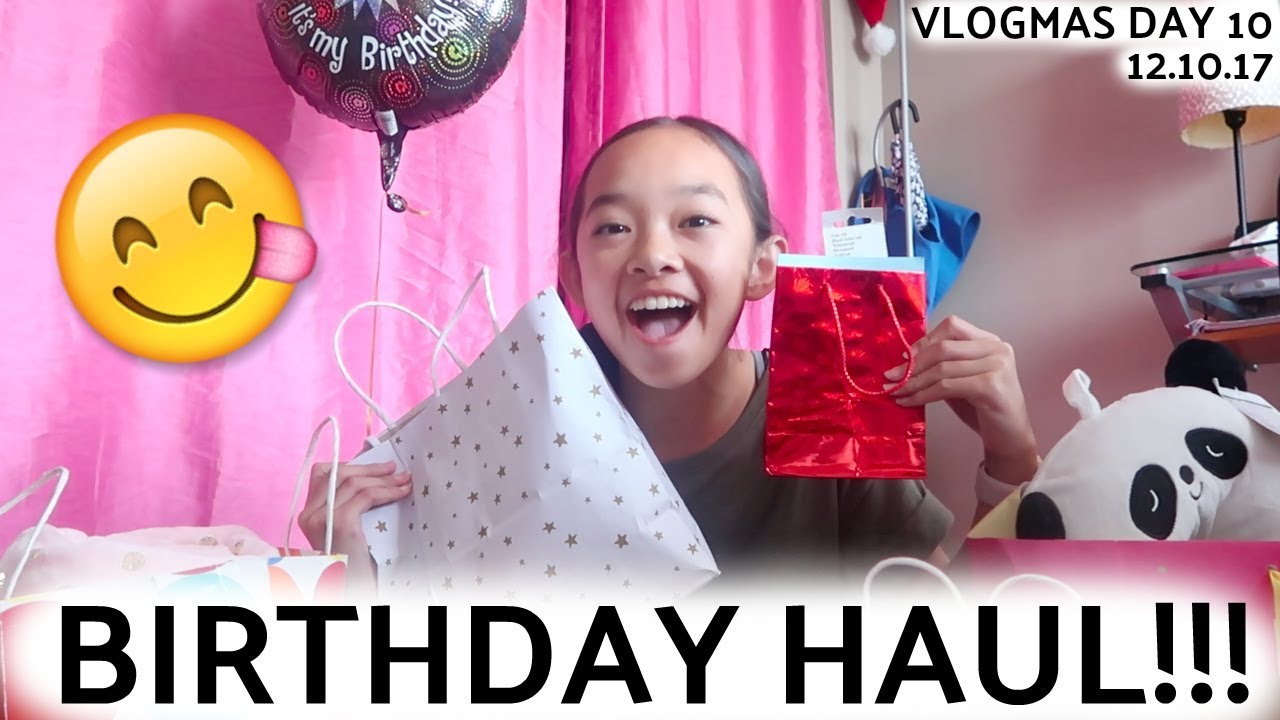 BIRTHDAY HAUL!!! VLOGMAS DAY 10 | Nicole Laeno