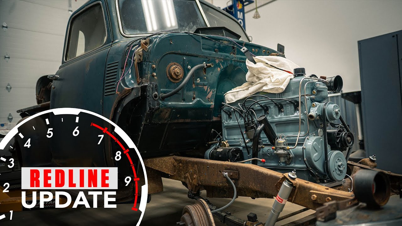 Putting the engine back in our 1950 Chevy pickup | Redline Update #38