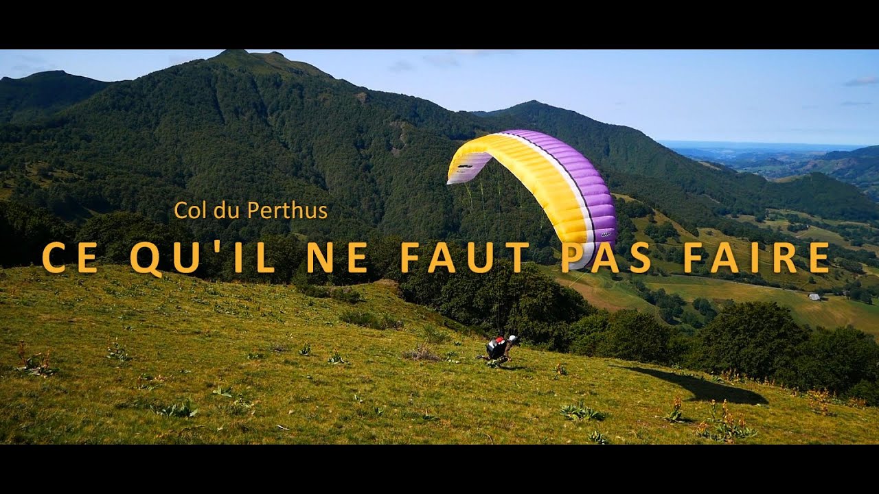 PARAPENTE - Erreur d'analyse, voler dans une nouvelle région.