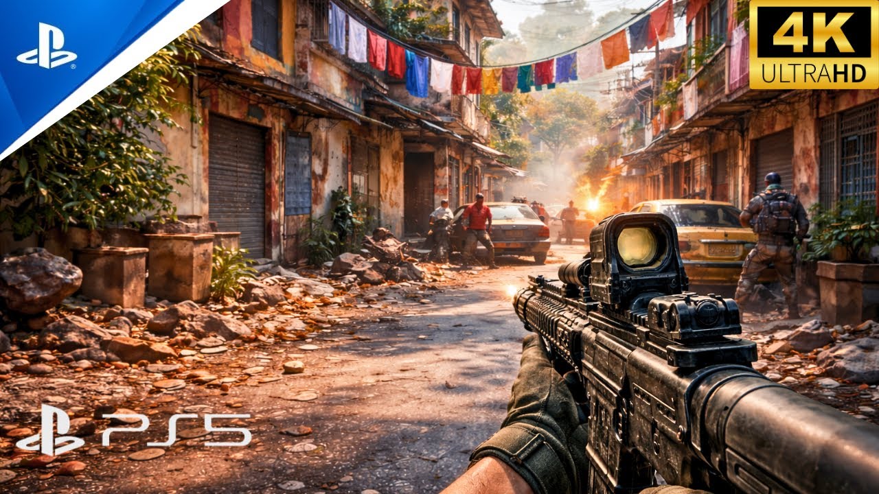 (PS5) Chaos in Rio Streets | Realistic Gameplay (4K60FPS) Call of Duty Part 2