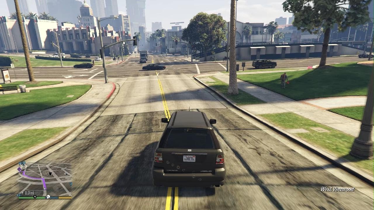Grand Theft Auto V | Walkthrough story missions : The Big Score - Getaway vehicle
