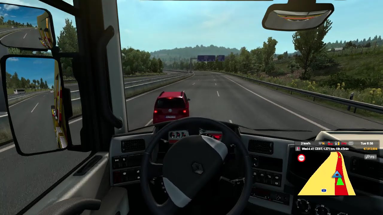 Euro Truck Simulator 2 Gameplay, Frankfurt am Main, Germany to Stockholm, Sweden 