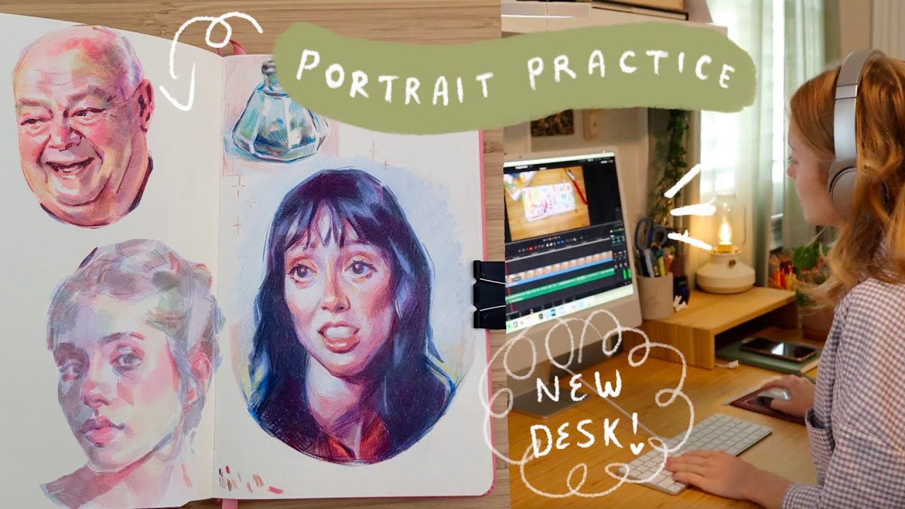 Art Vlog | Studio Updates, Marker Portraits & more!