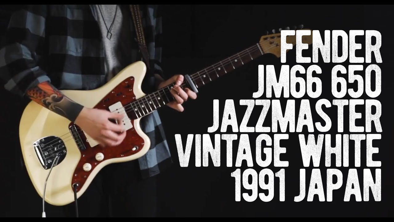Fender JM66 650 Jazzmaster Vintage White 1991 Japan