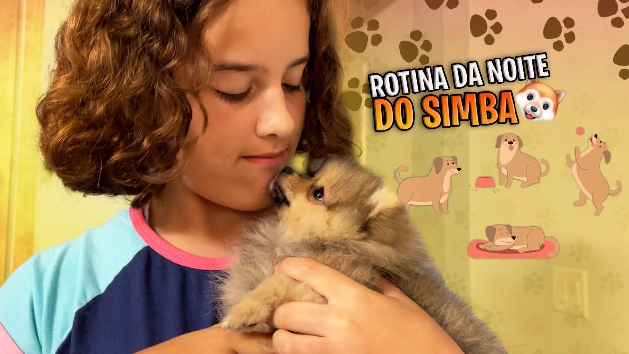 ROTINA DA NOITE DO MEU CACHORRINHO