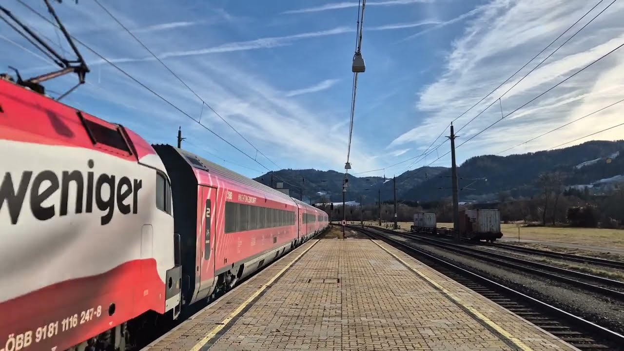 railjet 535 am 30.11.2025 in Thalheim-Pöls