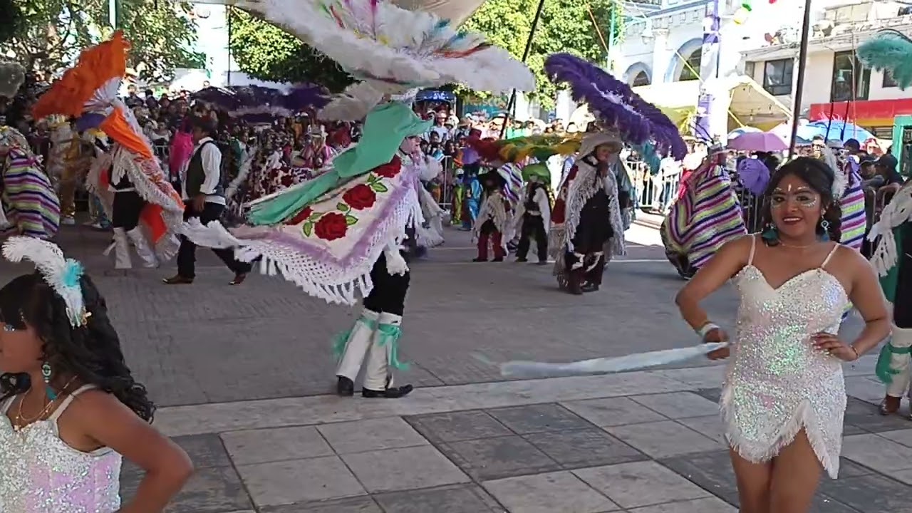 Segunda Camada del Barrio del Cristo - Presentación del Carnaval San Pablo del Monte Tlaxcala 2024
