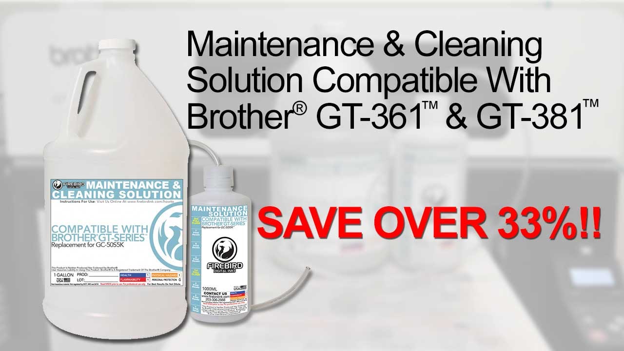Maintenance & Cleaning Solution Compatible With Brother&reg; GT-361&trade; & GT-381&trade;