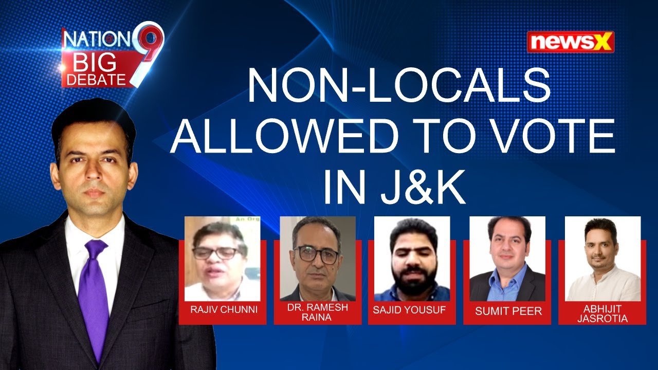 Fill The Seats Campaign| Non-Locals Allowed To Vote In J&K | NewsX