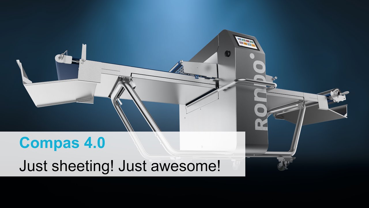 Intelligente Teigausrollmaschine [Compas 4.0] f&uuml;r die effiziente Teigverarbeitung &raquo; RONDO