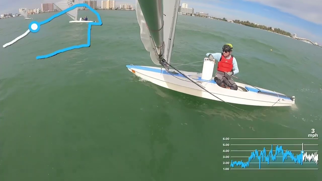 Sunfish Racing: USSCA Florida Regional II, Nov 1-2, 2025, Clearwater Yacht Club, RACE 5