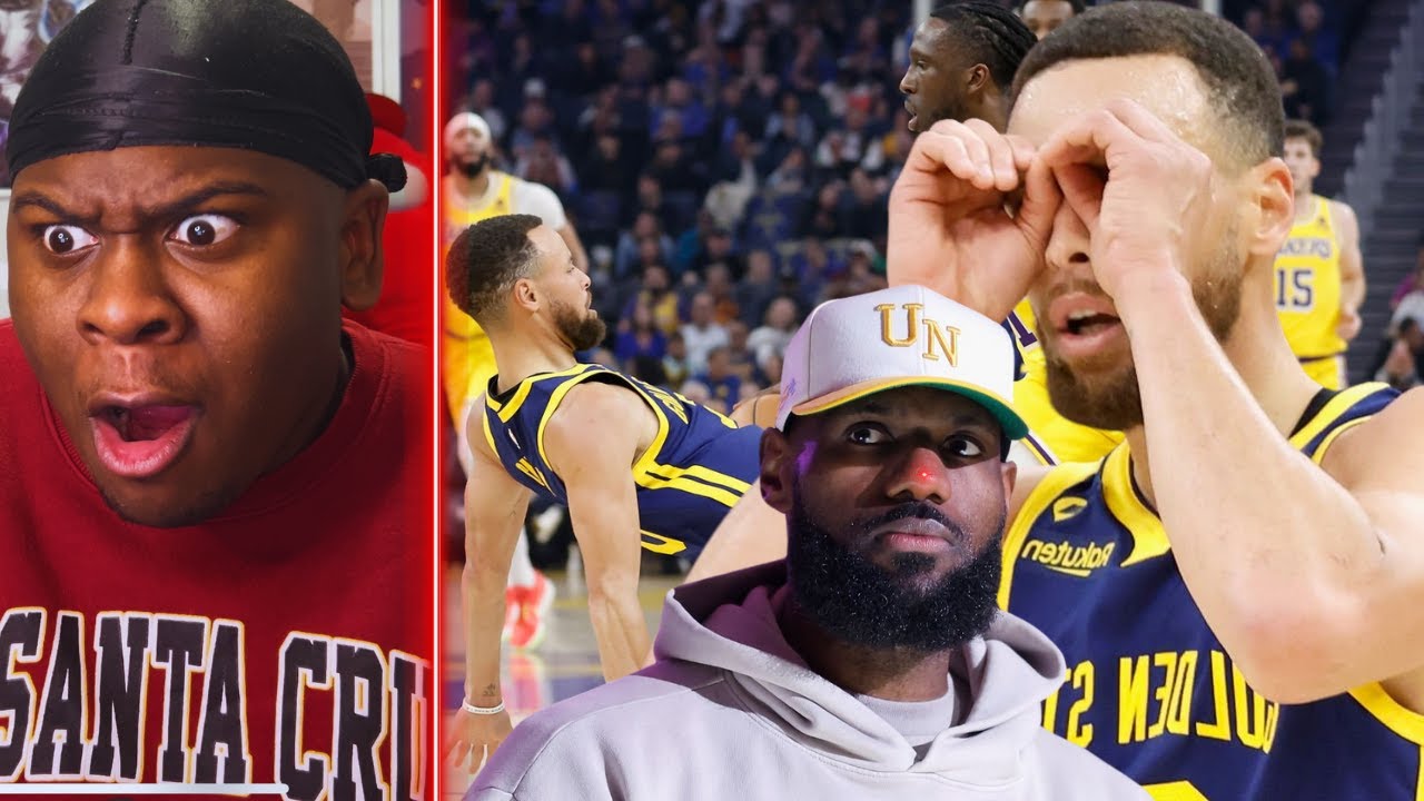 LEBRON WTF! WE NEED YOU! CURRY IS GOING CRAZY🔥LAKERS VS WARRIORS *REACTION 🔥🔥🔥