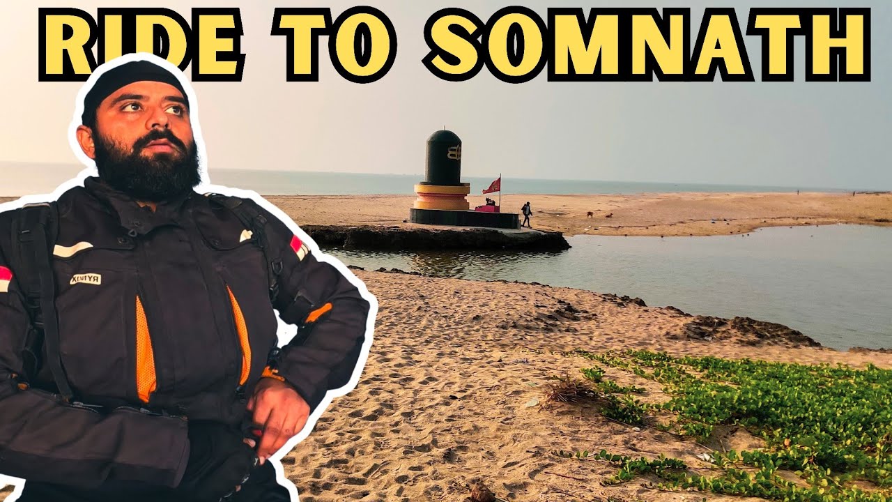 I found a SECRET BEACH SHIVLING on my way to Somnath Jyotirling 😍 | Ride for Krishna | Ep 12