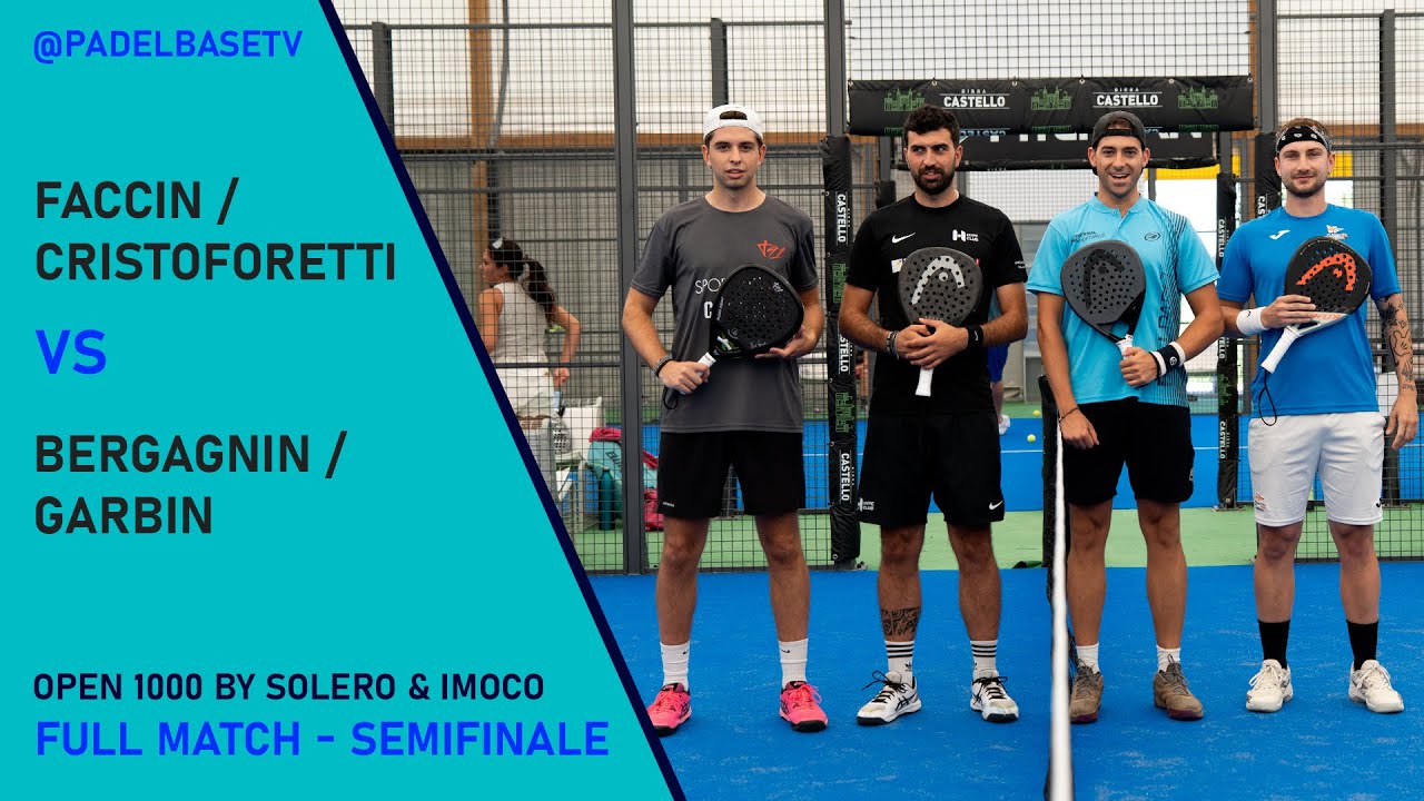 SEMIFINALE MASCHILE - OPEN 1000€ BY SOLERO & IMOCO - Cristofoletti / Faccin  VS Bergagnin / Garbin