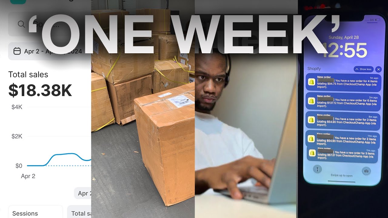 I tried dropshipping online for 1 week…