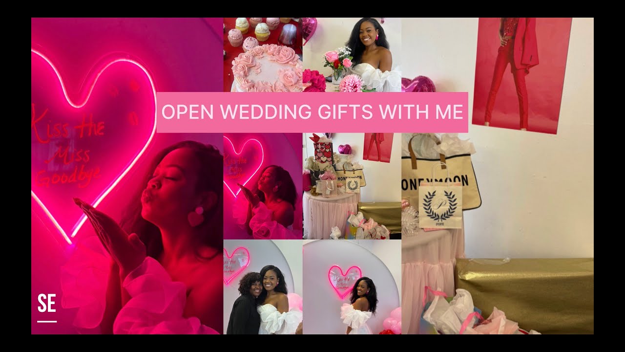 OPEN MY WEDDING GIFTS WITH ME! | WEDDING REGISTRY IDEAS