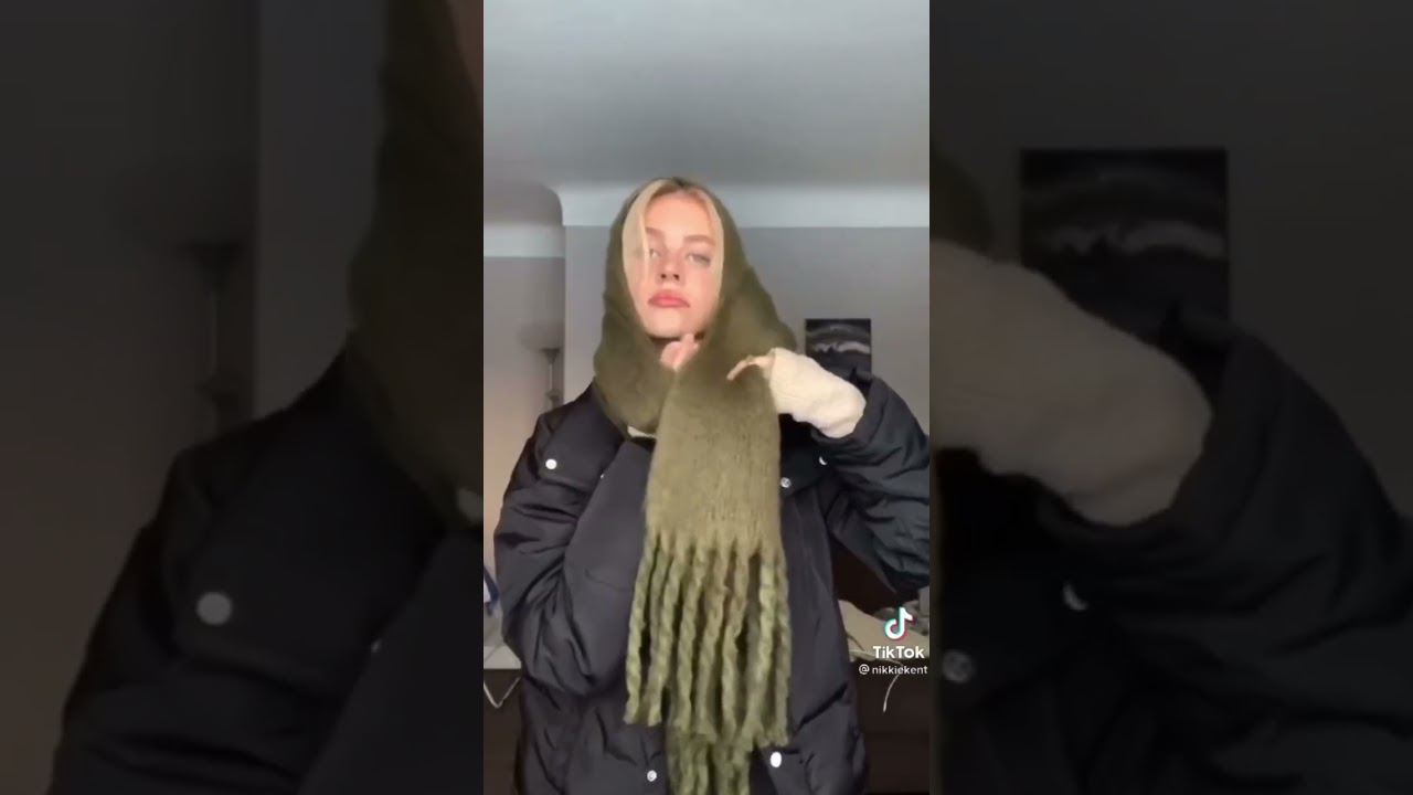 how i turn my scarf into a balaclava!!