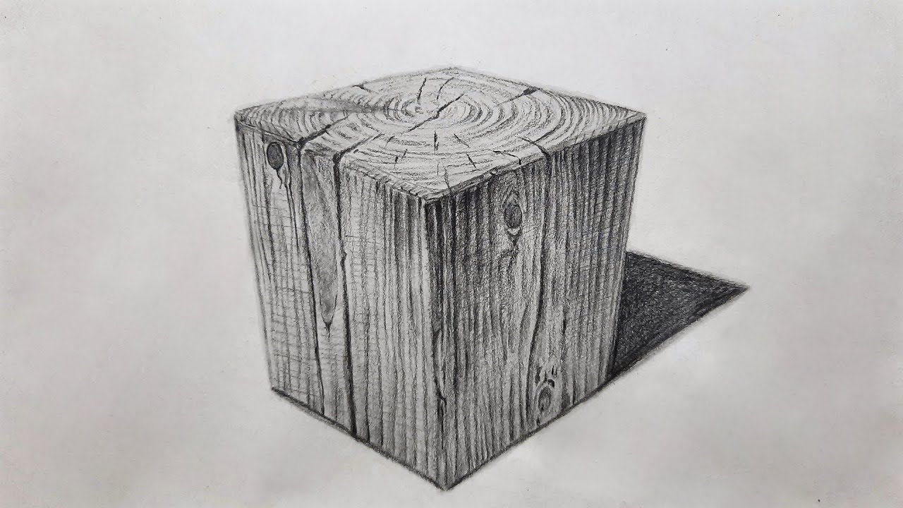 Learn How To Draw Realistic Wood Texture With Pencil