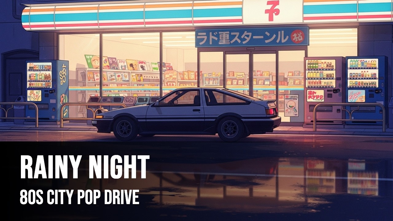A Lonely Night Drive Through Tokyo 1989 — City Pop Mix