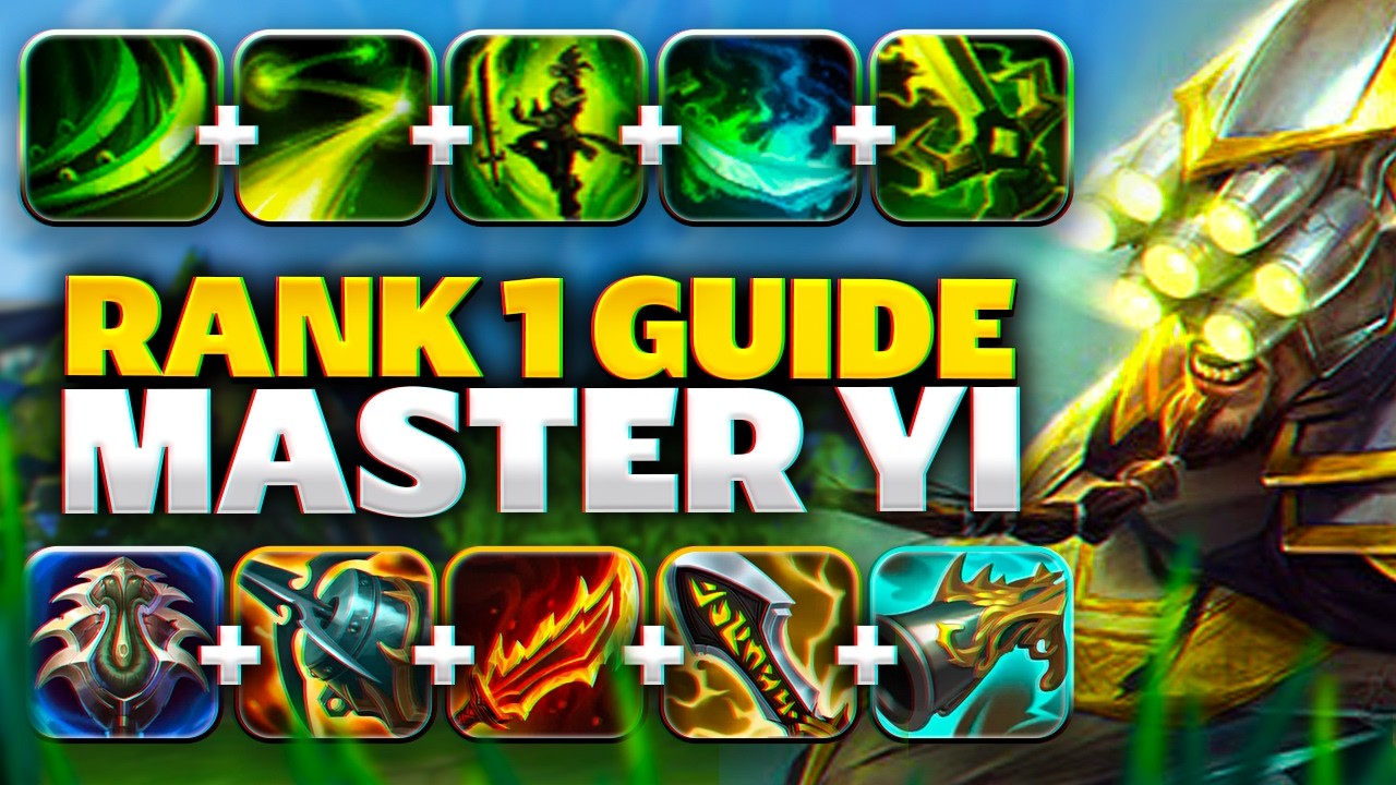 THE ULTIMATE MASTER YI JUNGLE GUIDE TO SEASON 16 | Items, Runes, Combos