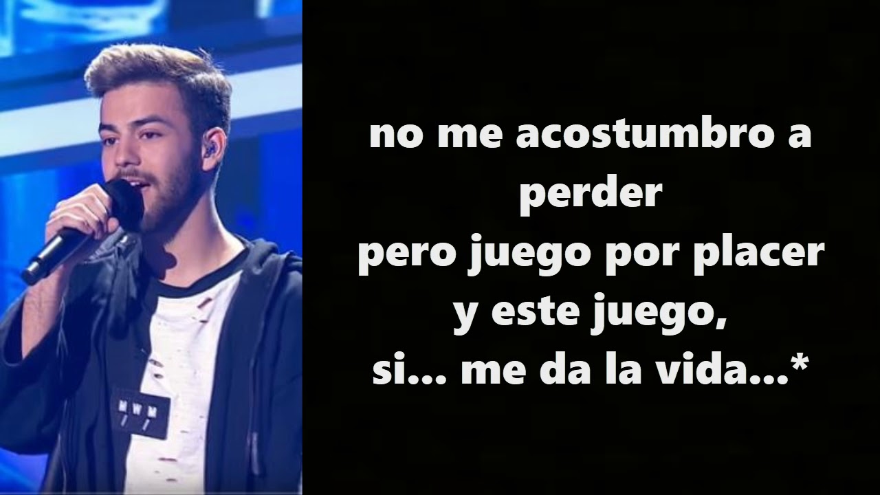 MANOS VACÍAS - Raoul y Agoney | Gala 7 | OT 2017| LETRA