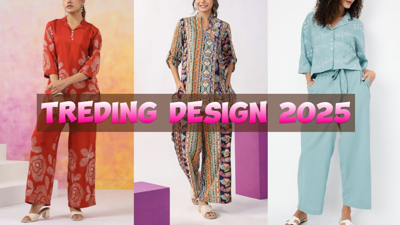 🤩Tranding co ord set dress design ideas/cord set suit design for woman/coat set