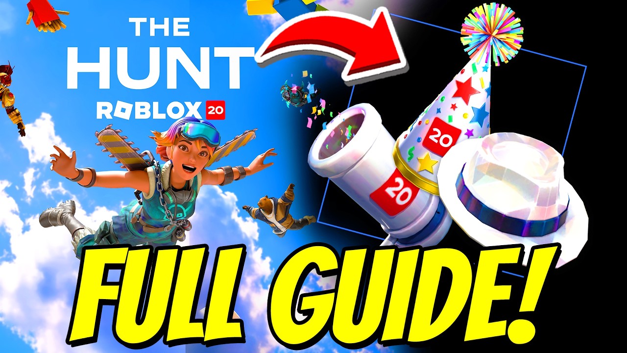 Полное руководство по игре The Hunt 20! (Как получить все бесплатные предметы) Roblox