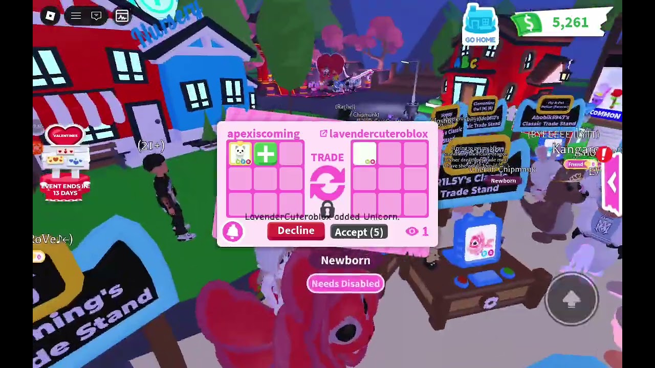 Trading new rose dragon! I got hacked through out the video but I managed to get my account back
