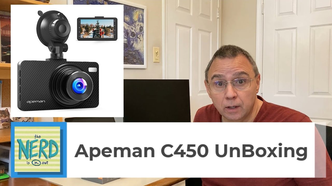 Apeman C450 Dash Cam Unboxing