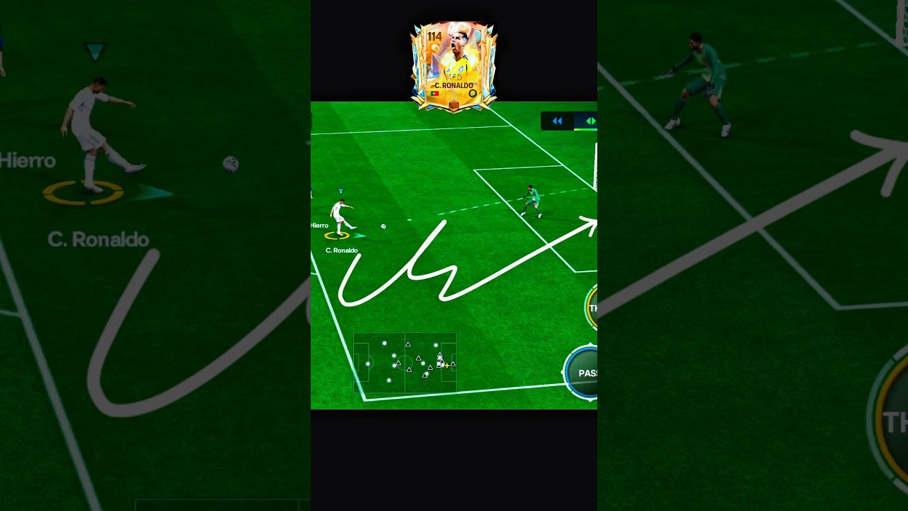 1 Legend… 1 Rocket!🥶🤯 Cristiano Ronaldo Insane Power Shot!"🔥 Fc mobile