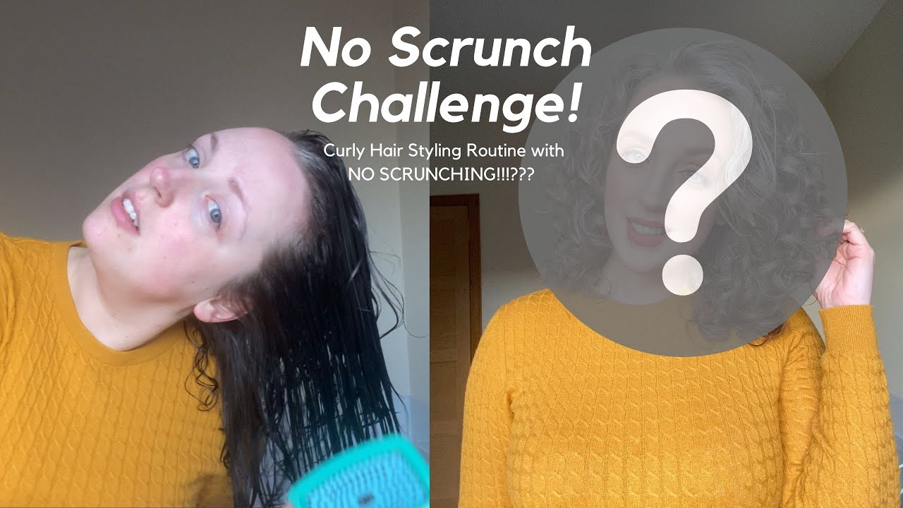 NO SCRUNCH CHALLENGE - Styling Curly Hair without ANY SCRUNCHING! Plus new Curlsmith Bond Curl demo