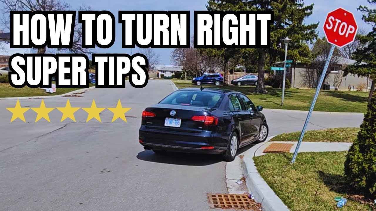 How to turn RIGHT - Right Turn tips by Toronto Drivers #drivingtips