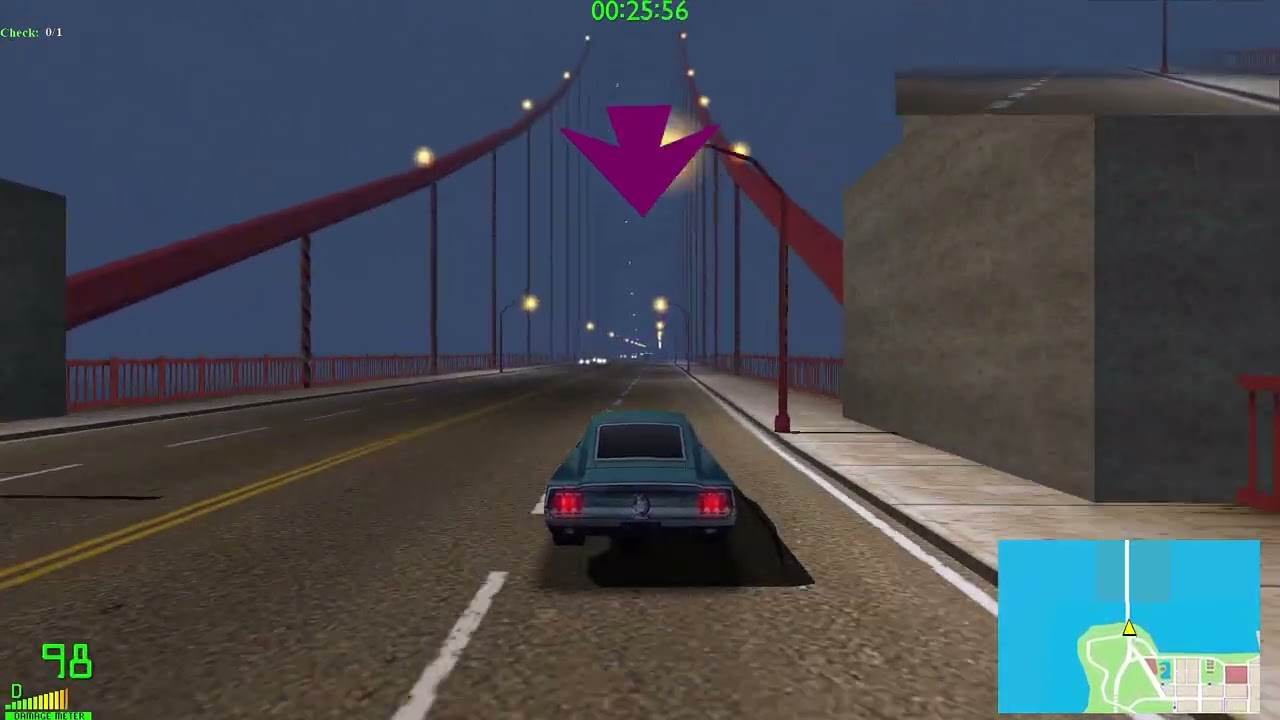 Midtown Madness 2: SF Stunt Driver Professional Walkthrough