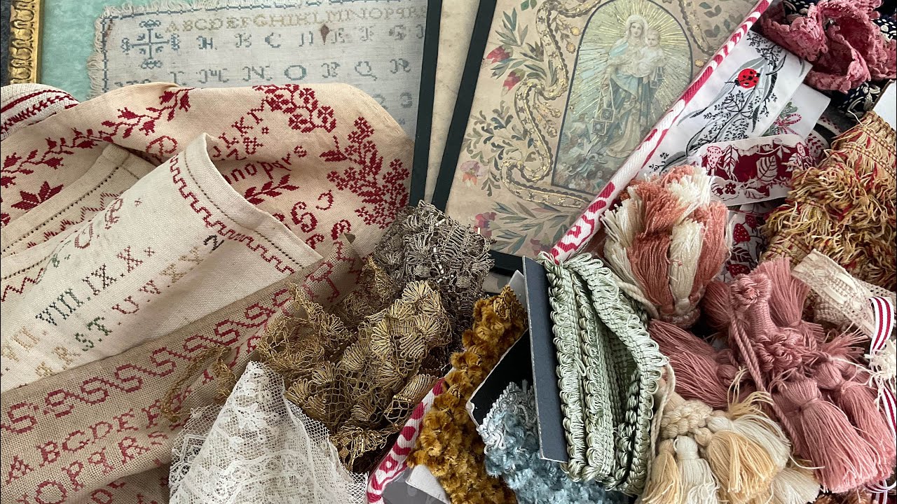 My Trip to Italy and all the treasures I found. #roxycreations #vintagetextiles 