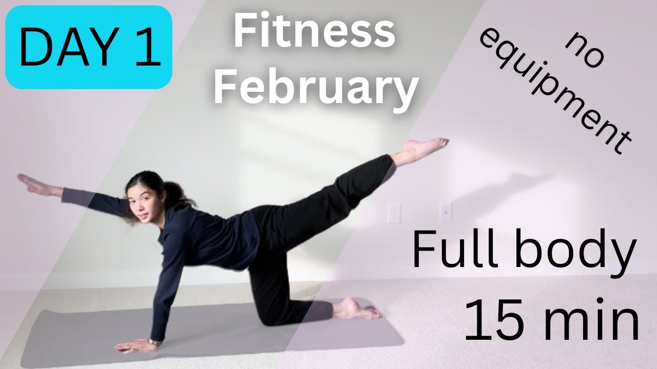 Easy Low-Impact Full Body Workout at Home | Day 1 (15 min, No Equipment)