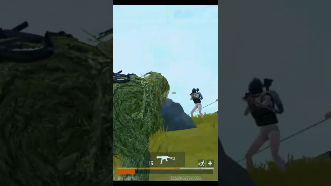 PUBG kr 1 HP clutch 1 VS 2 😅❤   #bgmi #pubgmobile #viral #pubg #viralvideo #gaming #trending