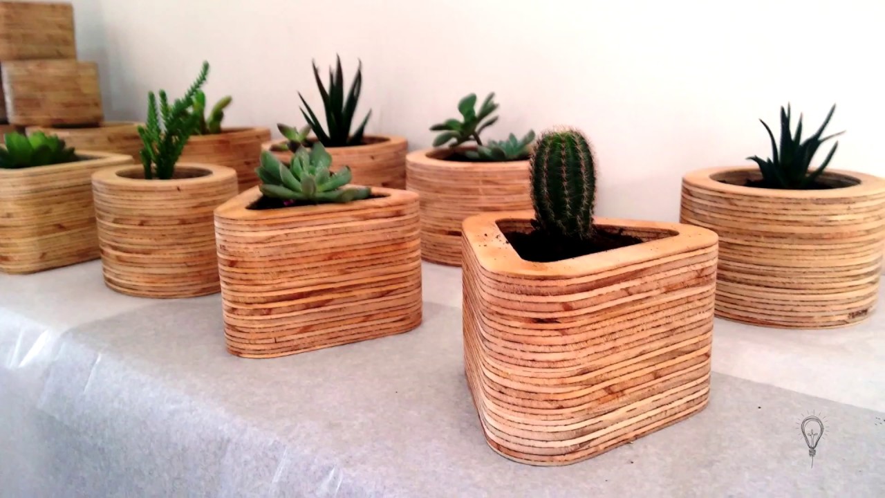 +100 ideas de maceteros de madera que puedes hacer tu mismo este 2019