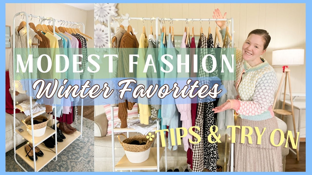 TOP PICKS FROM MY CLOSET ✨ | Modest Winter Fashion, Tips & Try-On 