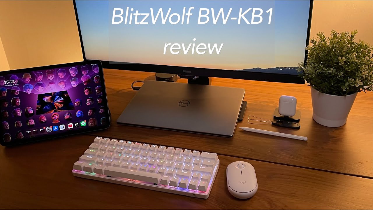 Blitzwolf BW-KB1 keyboard Red switches - unboxing, review & tips!