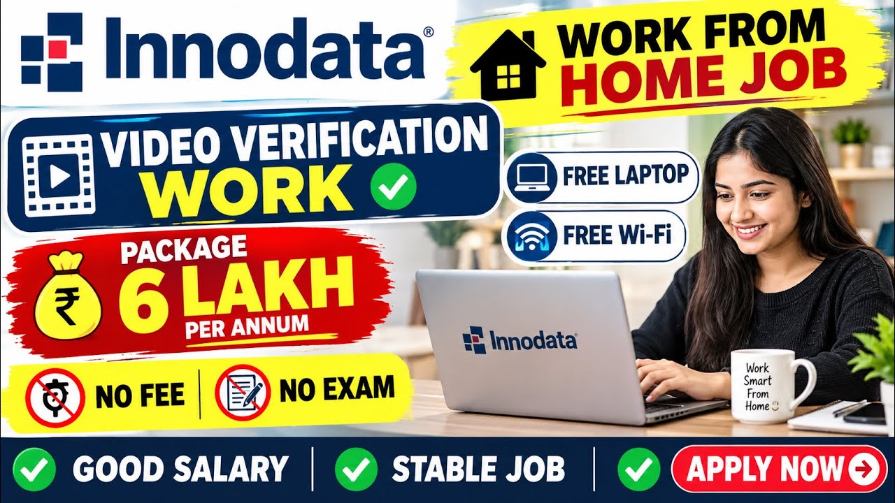 Innodata | Video Verification Work | Work From Home Jobs 2026 | Online Jobs at Home | New Job Vac...