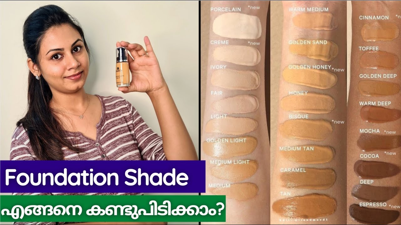 How To Pick The Correct Foundation Shade For Your Skin Tone | Malayalam | Keerthi's Katalog