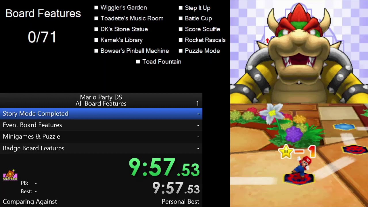 Mario Party DS All Board Features (18:11:51) (Part 1/2)