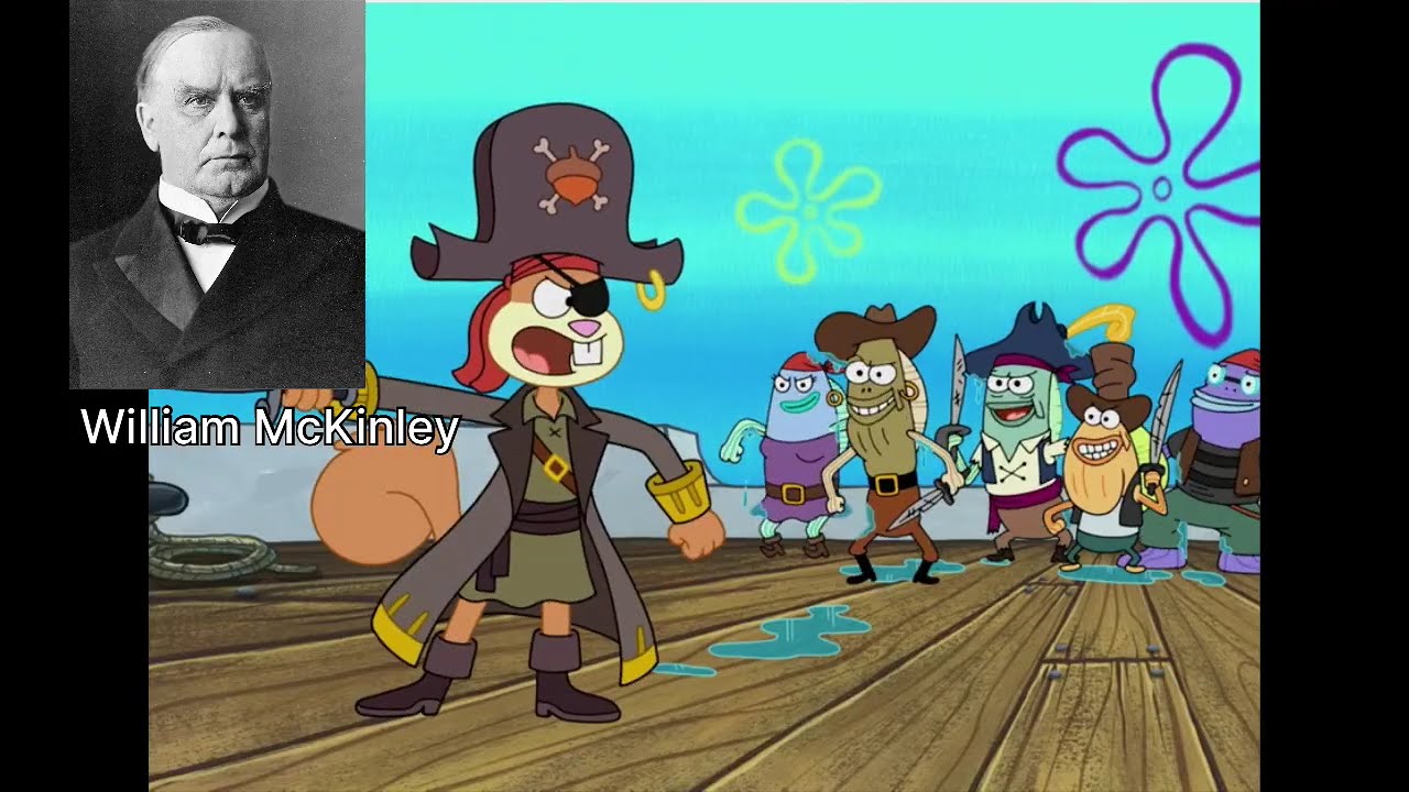 U.S. Presidents Portrayed by Spongebob