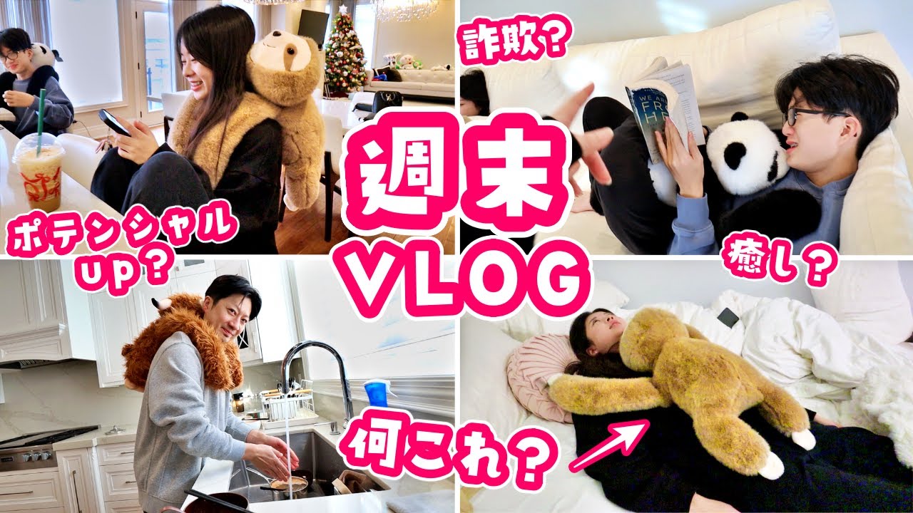 ストレスが溜まってそうなかほせい＆パパのために癒し・開眼グッズをゲットしました🤔ママって騙されてる❓そんな週末のVlog