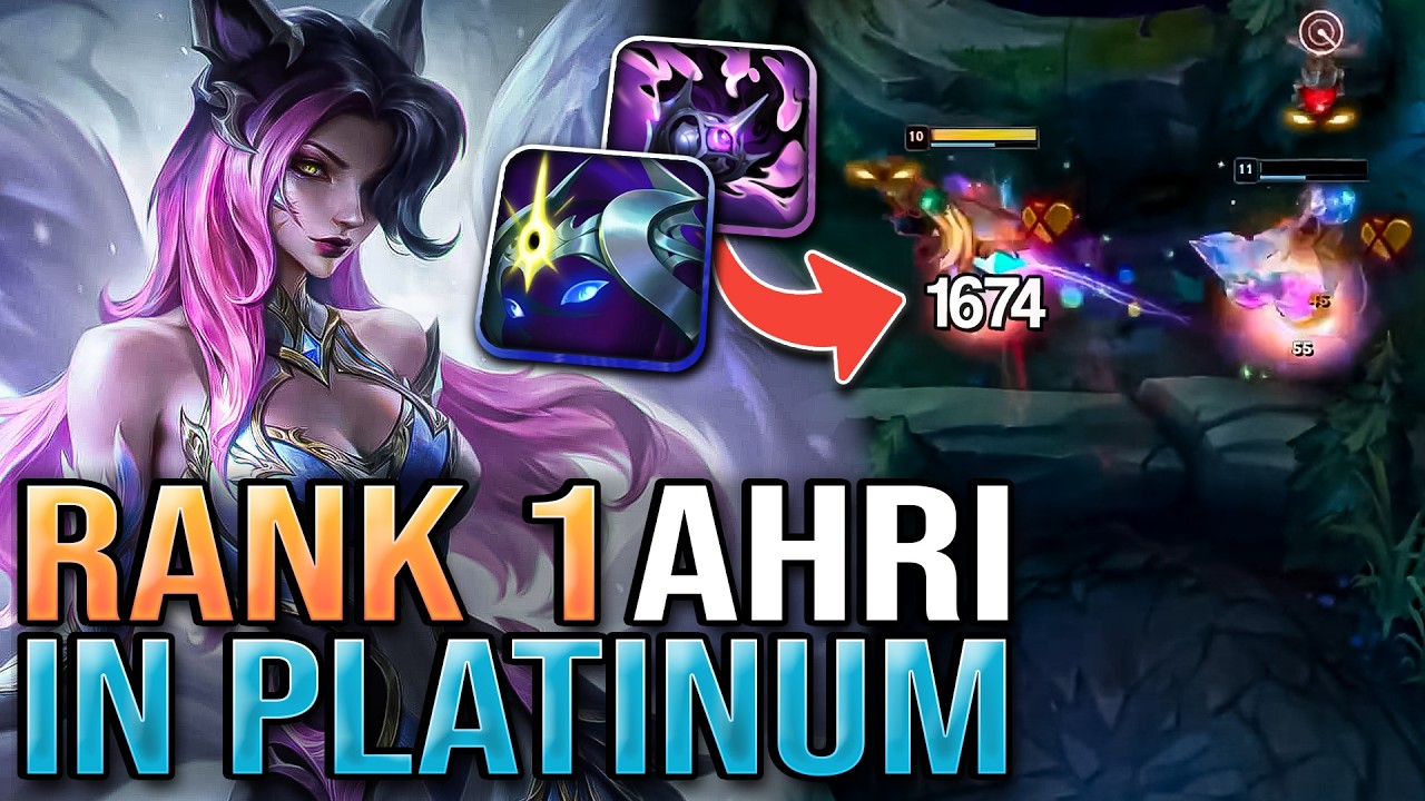 This is what happens when the Rank 1 Ahri visits Platinum Rank