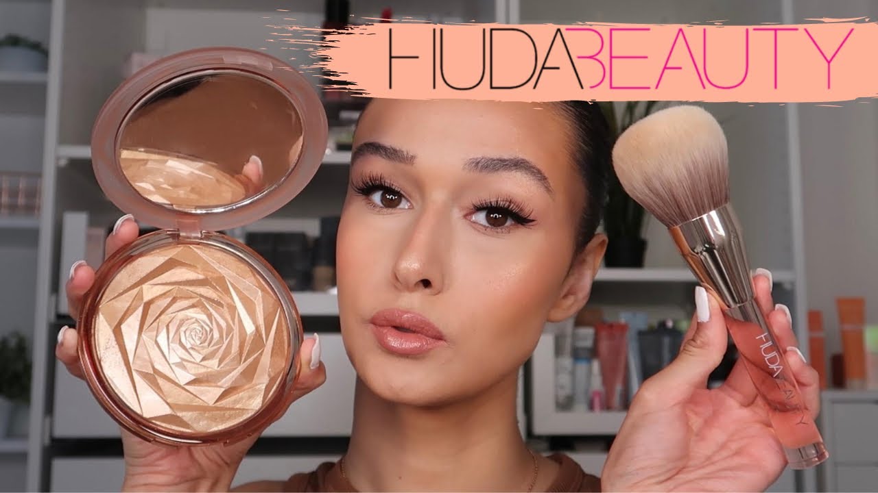 NEW HUDA BEAUTY NYMPH All over body highlighting powder| Tutorial & Review
