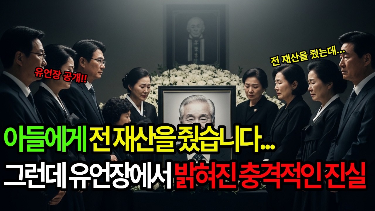 “아들에게 전 재산을 줬습니다… 그런데 유언장에서 밝혀진 충격적인 진실” | 노후사연 | 시니어사연 | 감동사연 | 오디오북